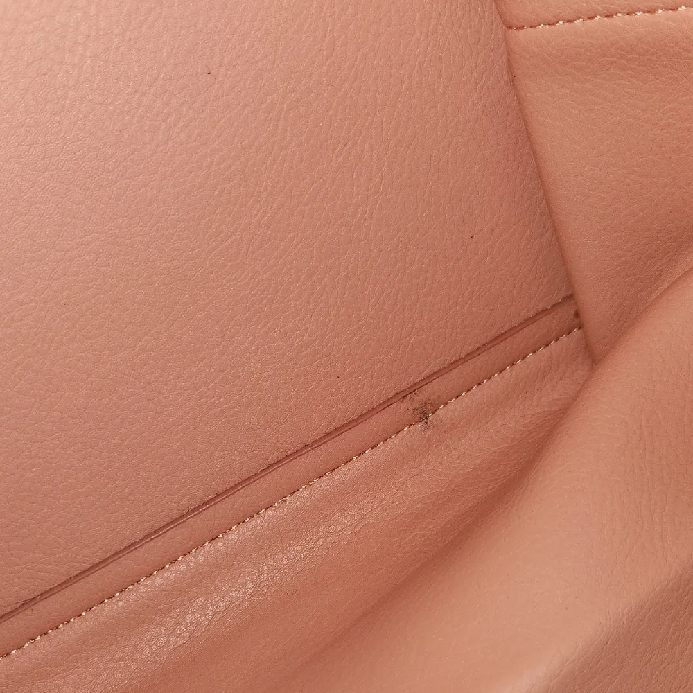 Large BEBE Peachy Pink Tote Bag